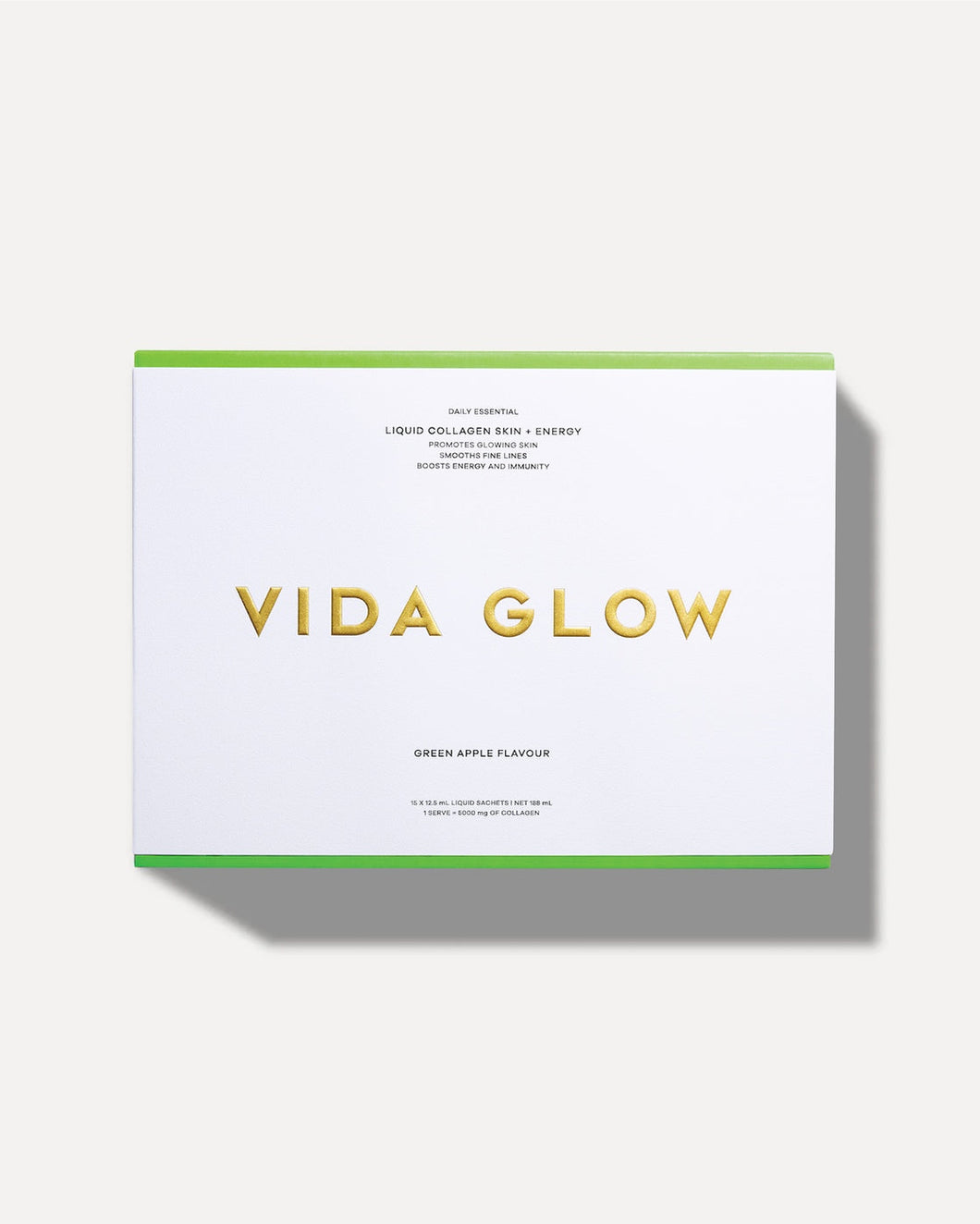Vida Glow Green Apple Skin + Energy Collagen Liquid Advance